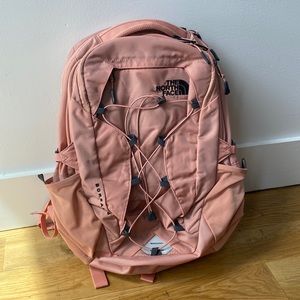 Rose pink North Face Borealis backpack